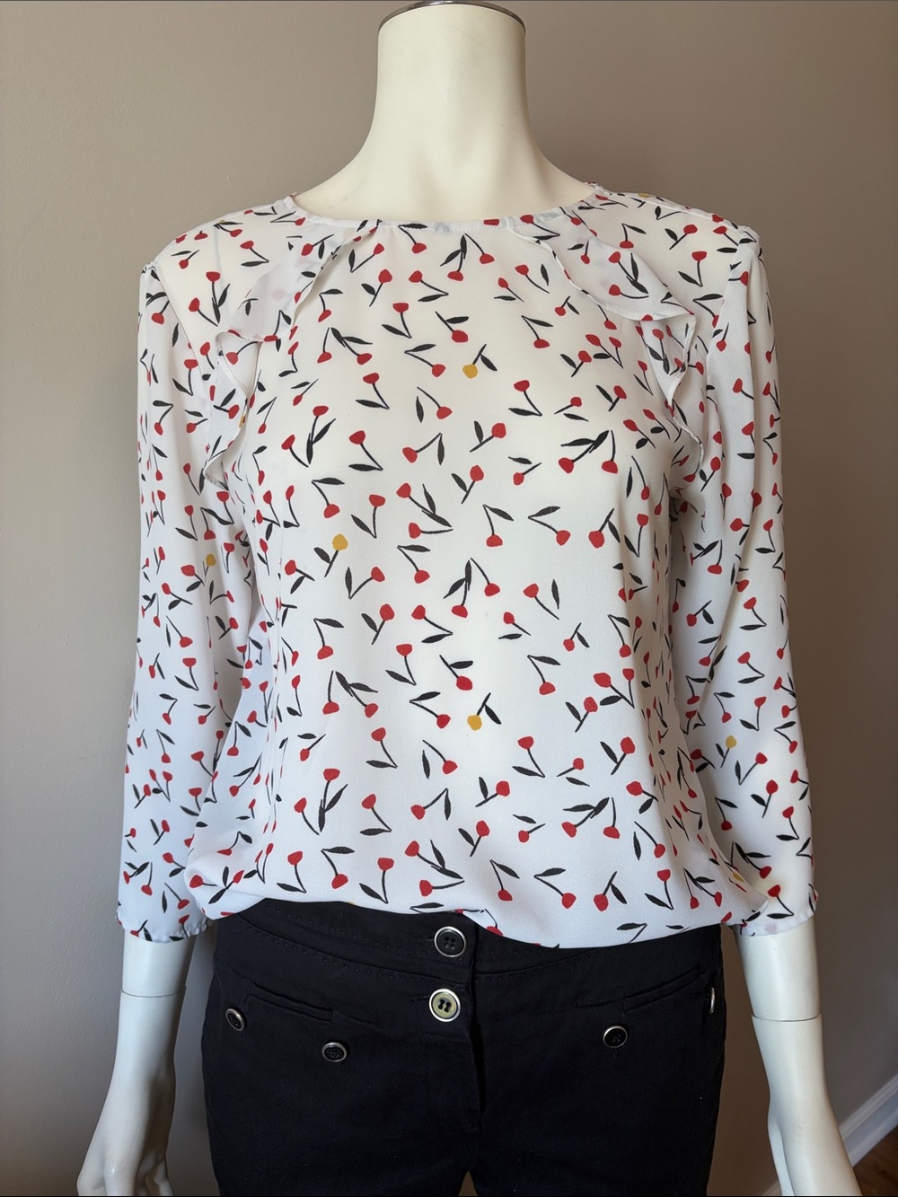 Van Heusen 3/4 Sleeve Blouse